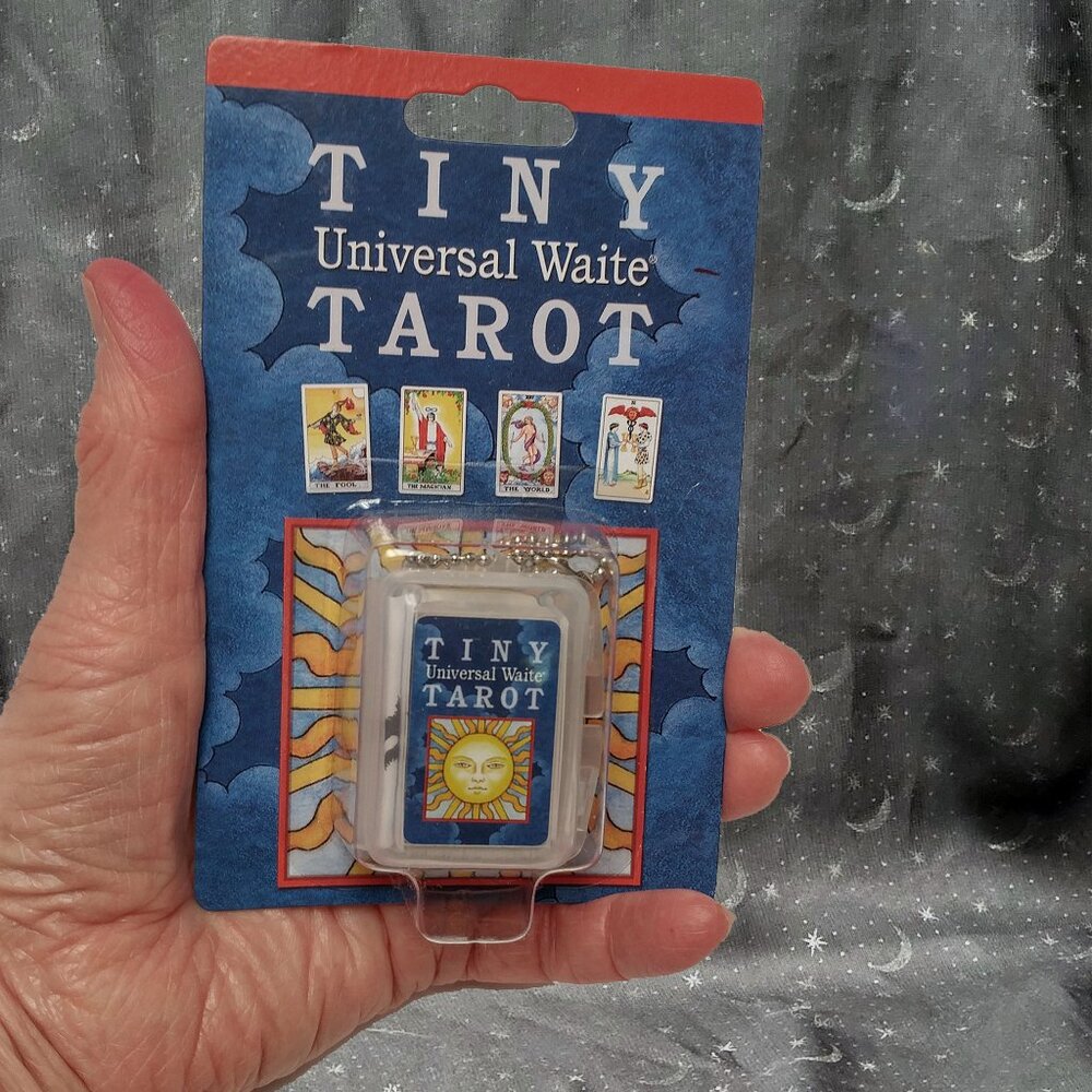 πππ²ππ‘ππ’π§ TINY UNIVERSAL WAITE TAROT CARDS Divination FortuneTelling NEW - Picture 3 of 9